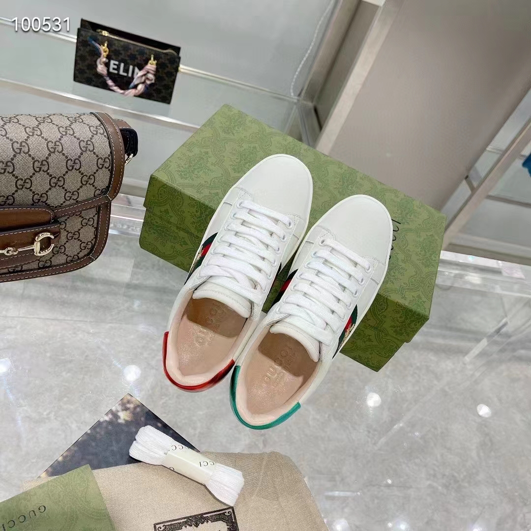 Gucci Ace Embroidered Platform Sneakers - Image 5