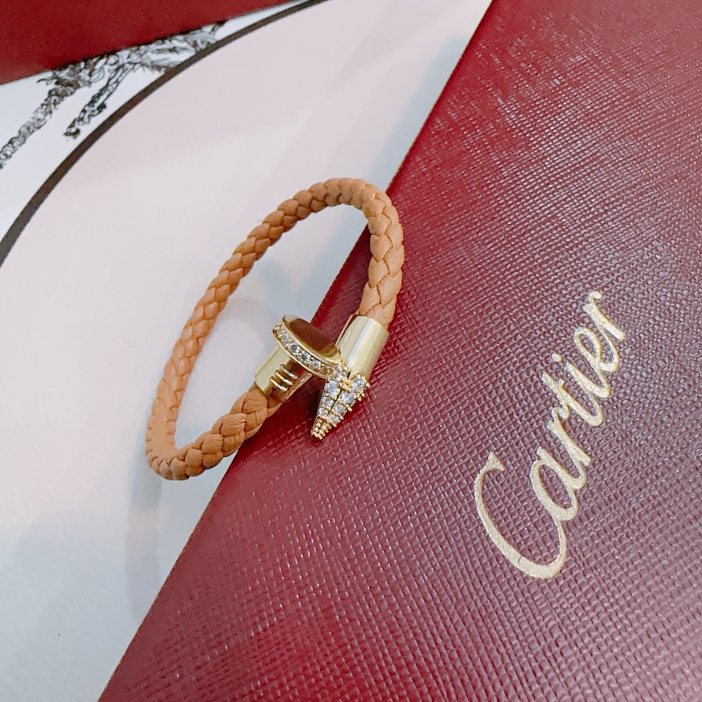 Cartier Stainless Steel Nail Bracelet - Image 7