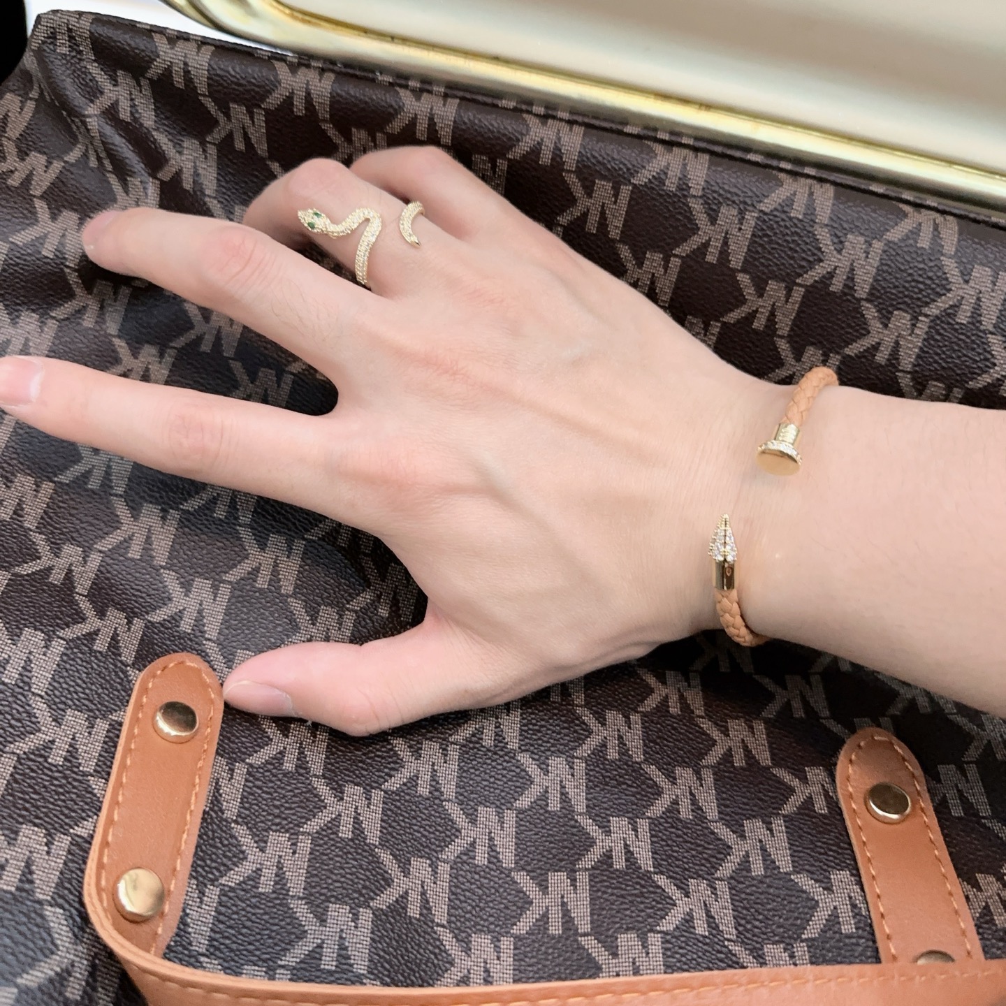 Cartier Stainless Steel Nail Bracelet - Image 6