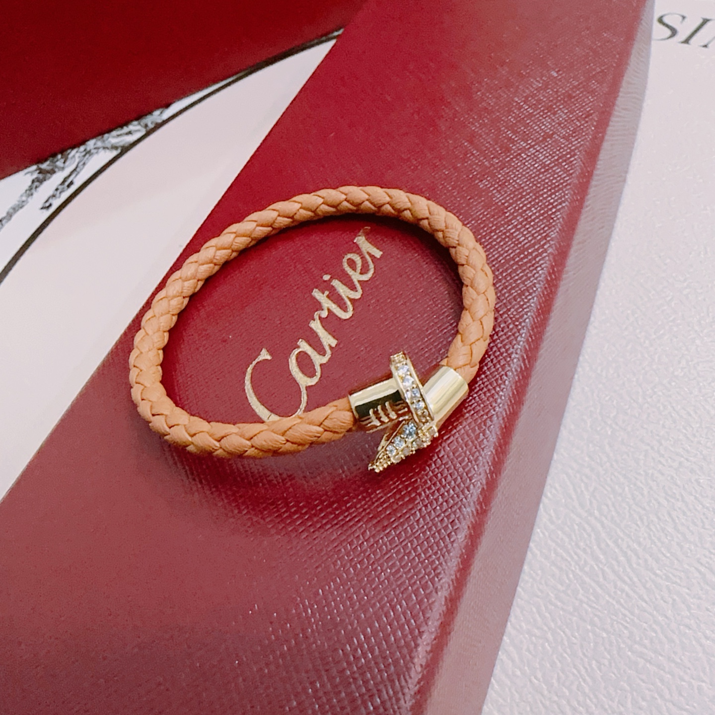 Cartier Stainless Steel Nail Bracelet - Image 4