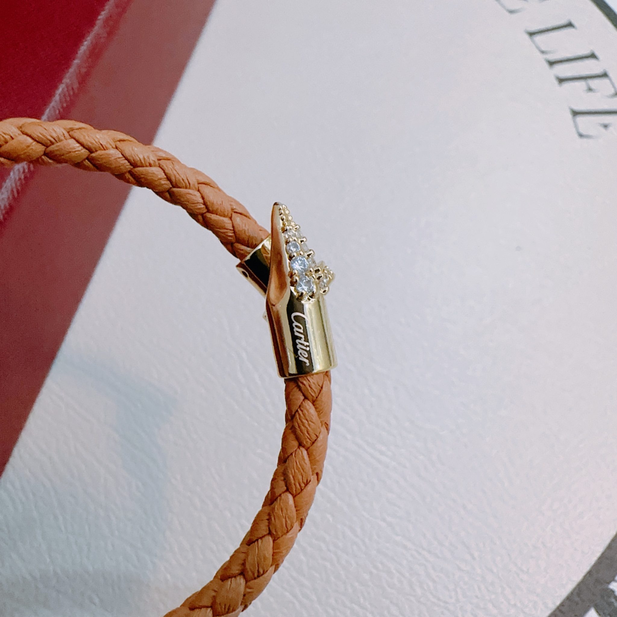 Cartier Stainless Steel Nail Bracelet - Image 2
