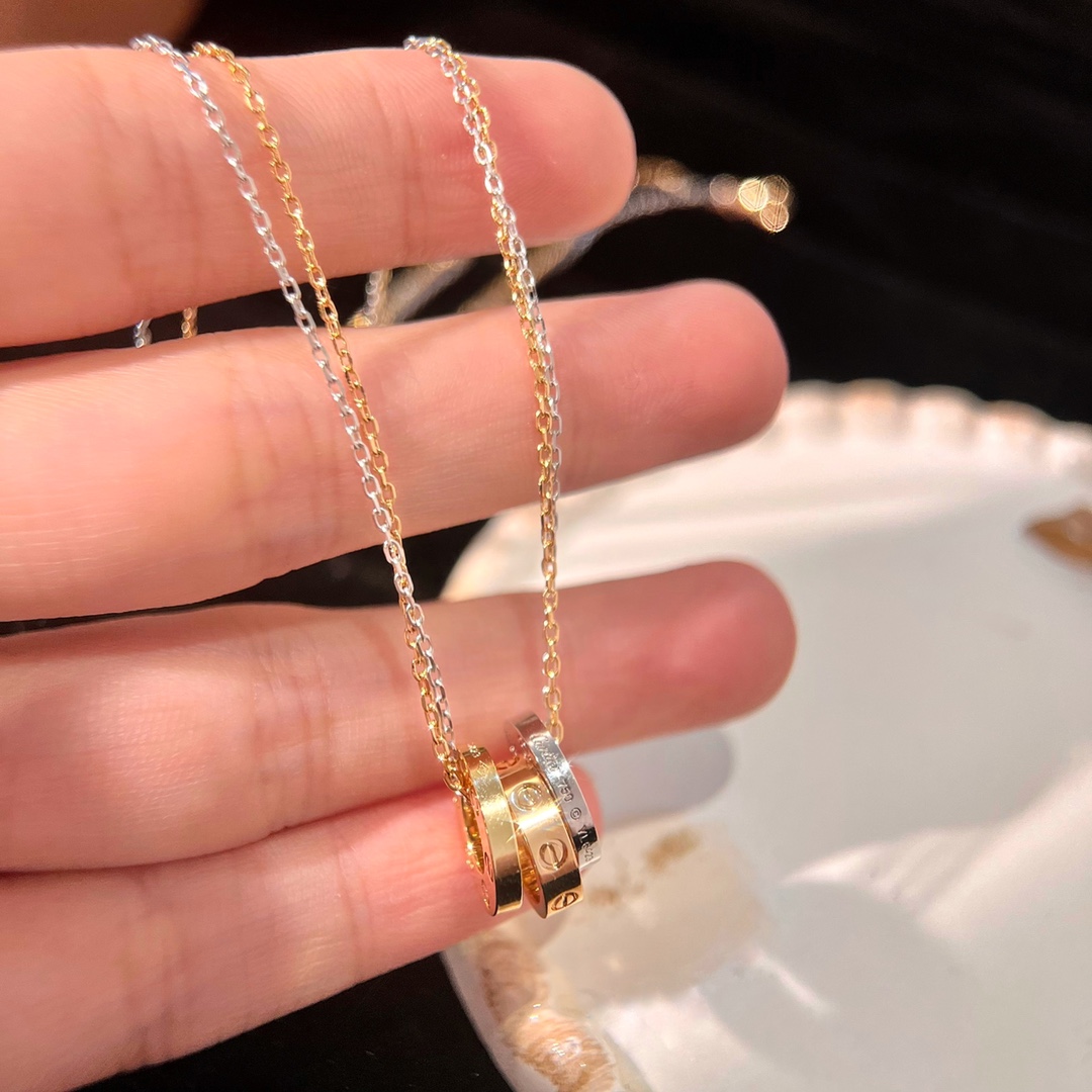 Cartier 6 diamonds Love Necklace - Image 7