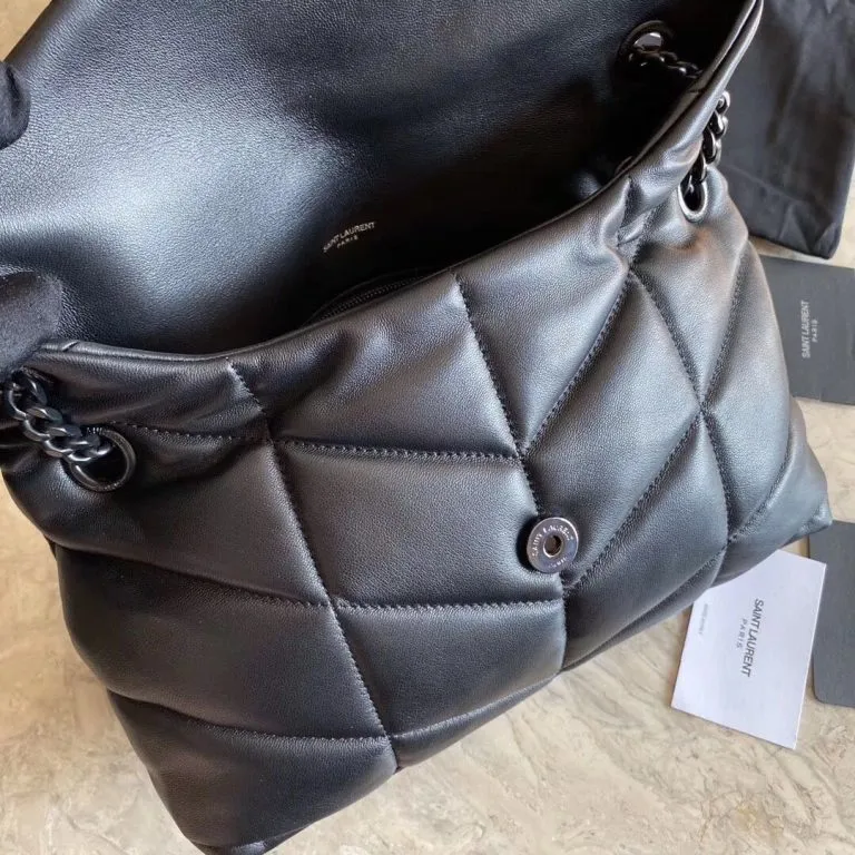 PUFFER MEDIUM BAG IN QUILTED LAMBSKIN–35CM - Image 6