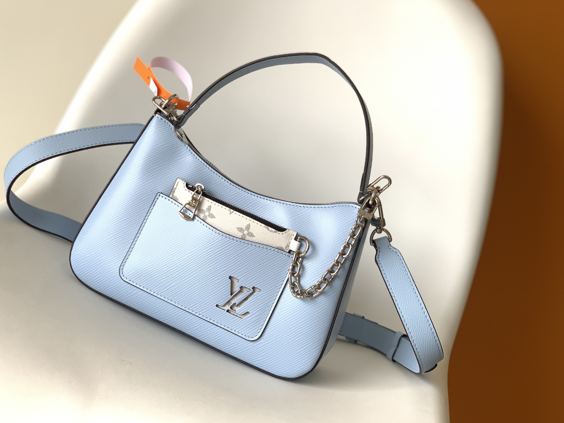 Luxury Blue Signature Handbag – Exclusive Edition M59488