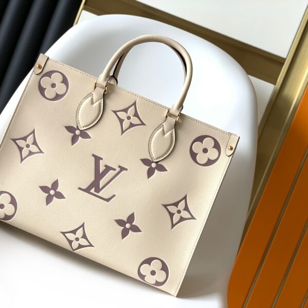 Medium Almond Print Designer-Inspired Handbag – M45494