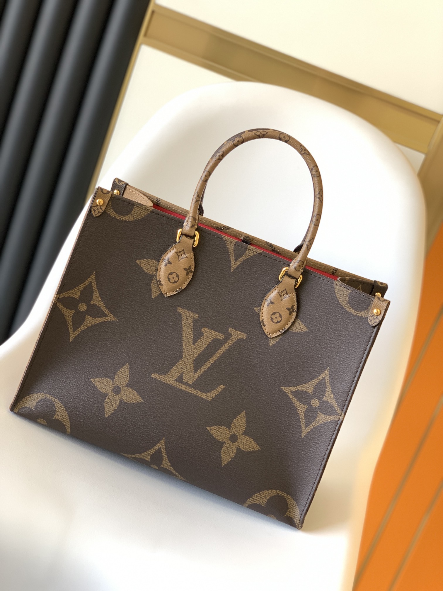 Midnight Elegance Black Leather Tote Bag