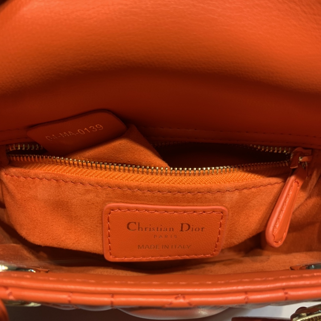 Elegant Orange Lambskin Luxury Style Women’s Handbag – Gold Tone Hardware Premium Edition - Image 2