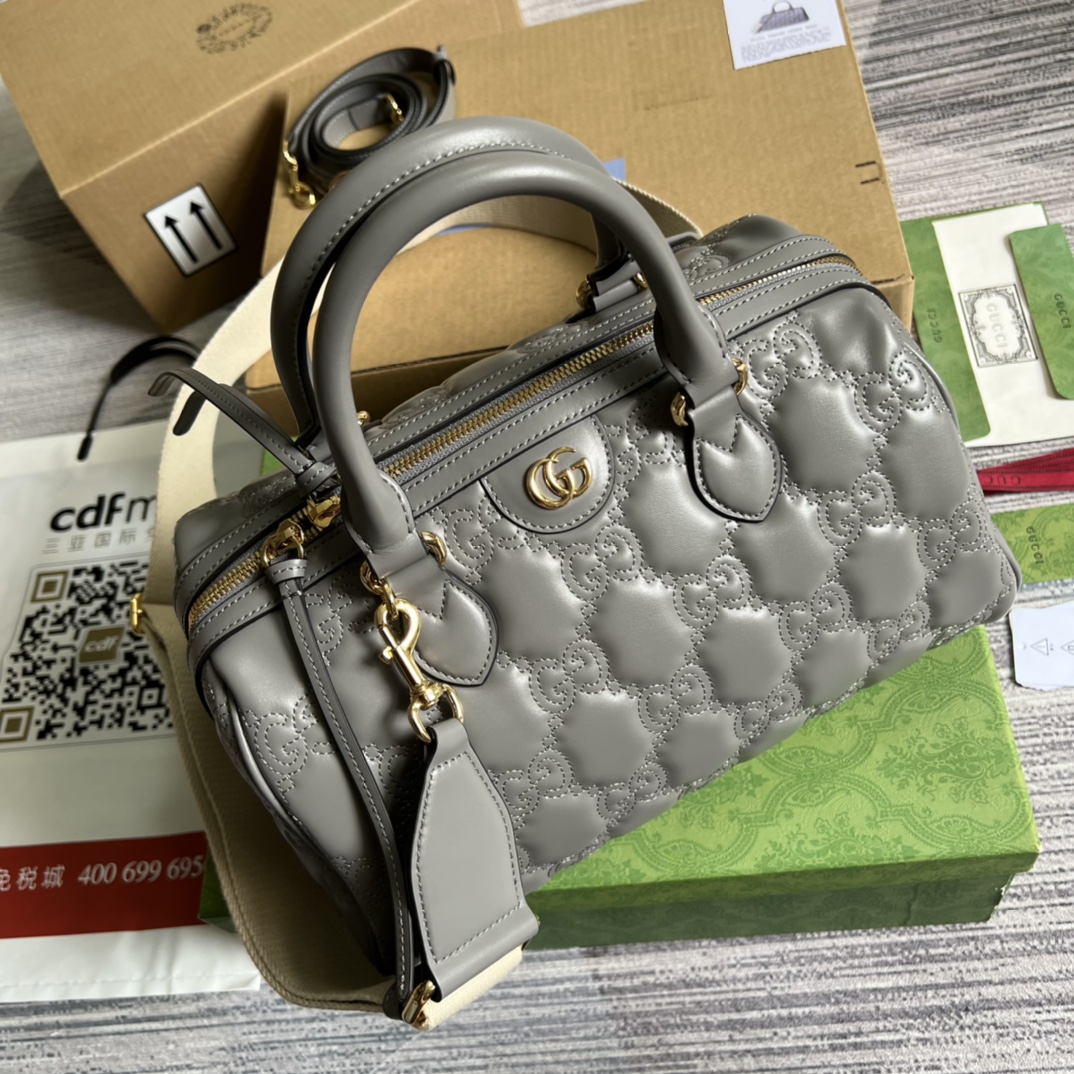GG Quilted Leather-Inspired Tote Bag for Women | Elegant Luxury Style Shoulder Bag - Image 4