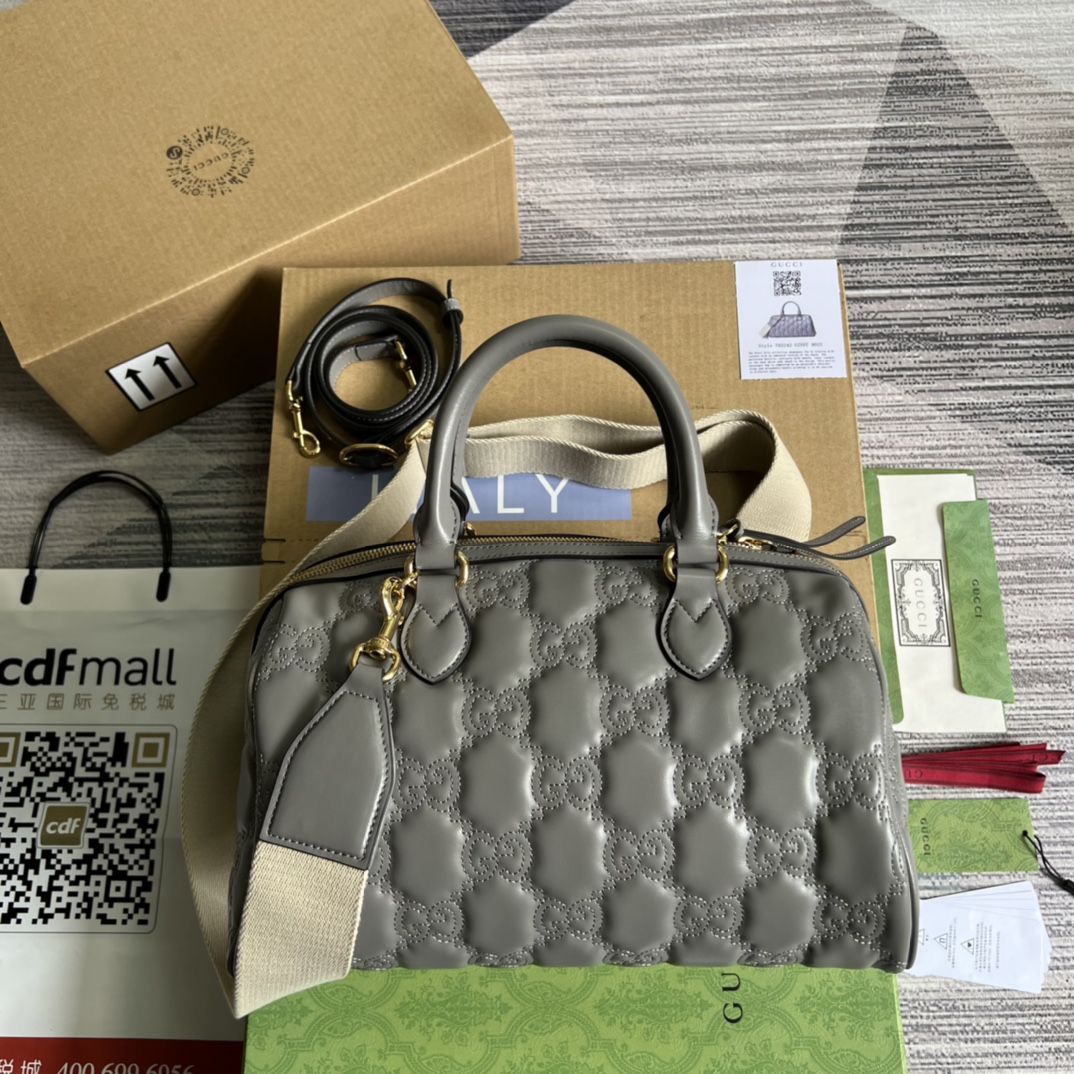 GG Quilted Leather-Inspired Tote Bag for Women | Elegant Luxury Style Shoulder Bag - Image 5