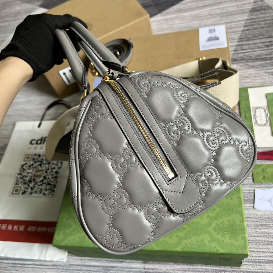 GG Quilted Leather-Inspired Tote Bag for Women | Elegant Luxury Style Shoulder Bag - Image 6