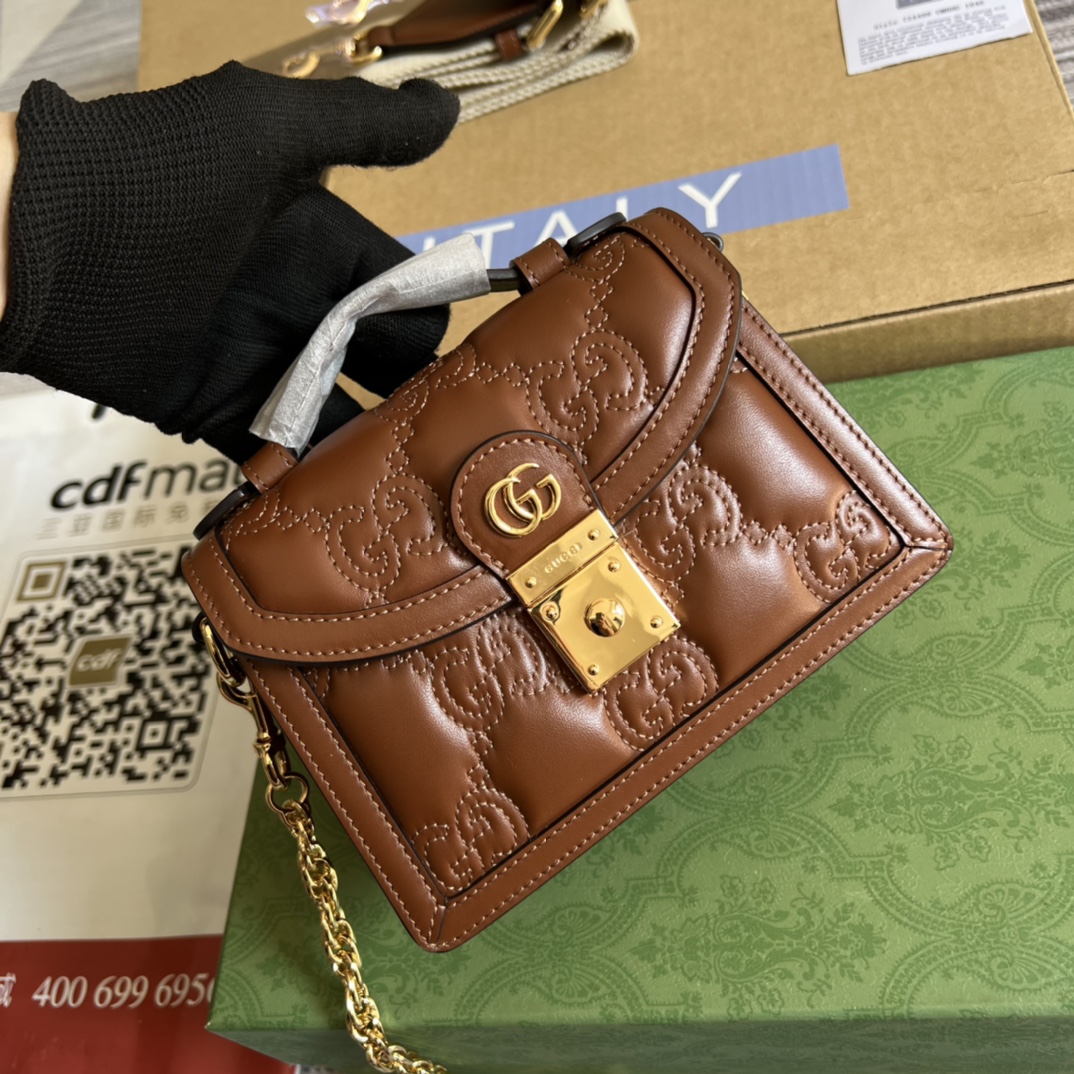 GG Matelassé Leather Small Shoulder Bag – Elegant Designer-Inspired Luxury Style - Image 8