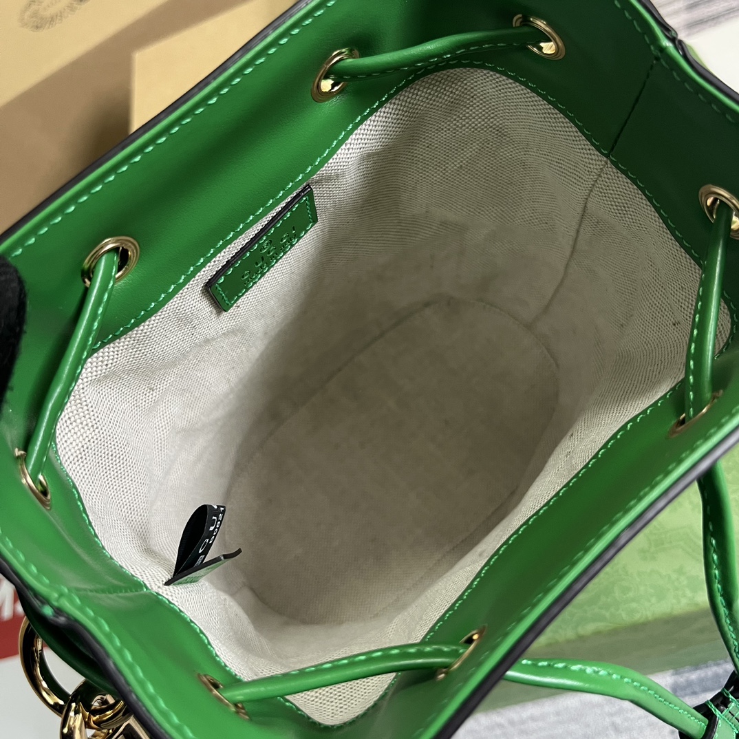 Elegant Quilted Leather Mini Bucket Bag for Women – Premium Designer Style - Image 4