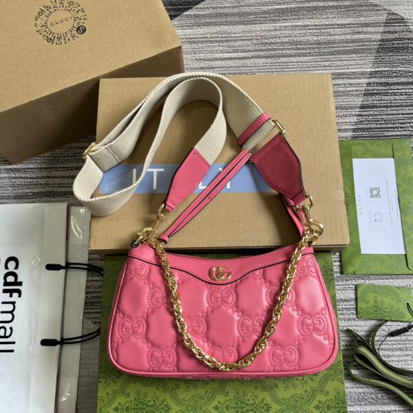 Elegant Quilted Matelassé Leather Inspired Handbag for Women – New Luxury Style Shoulder Bag