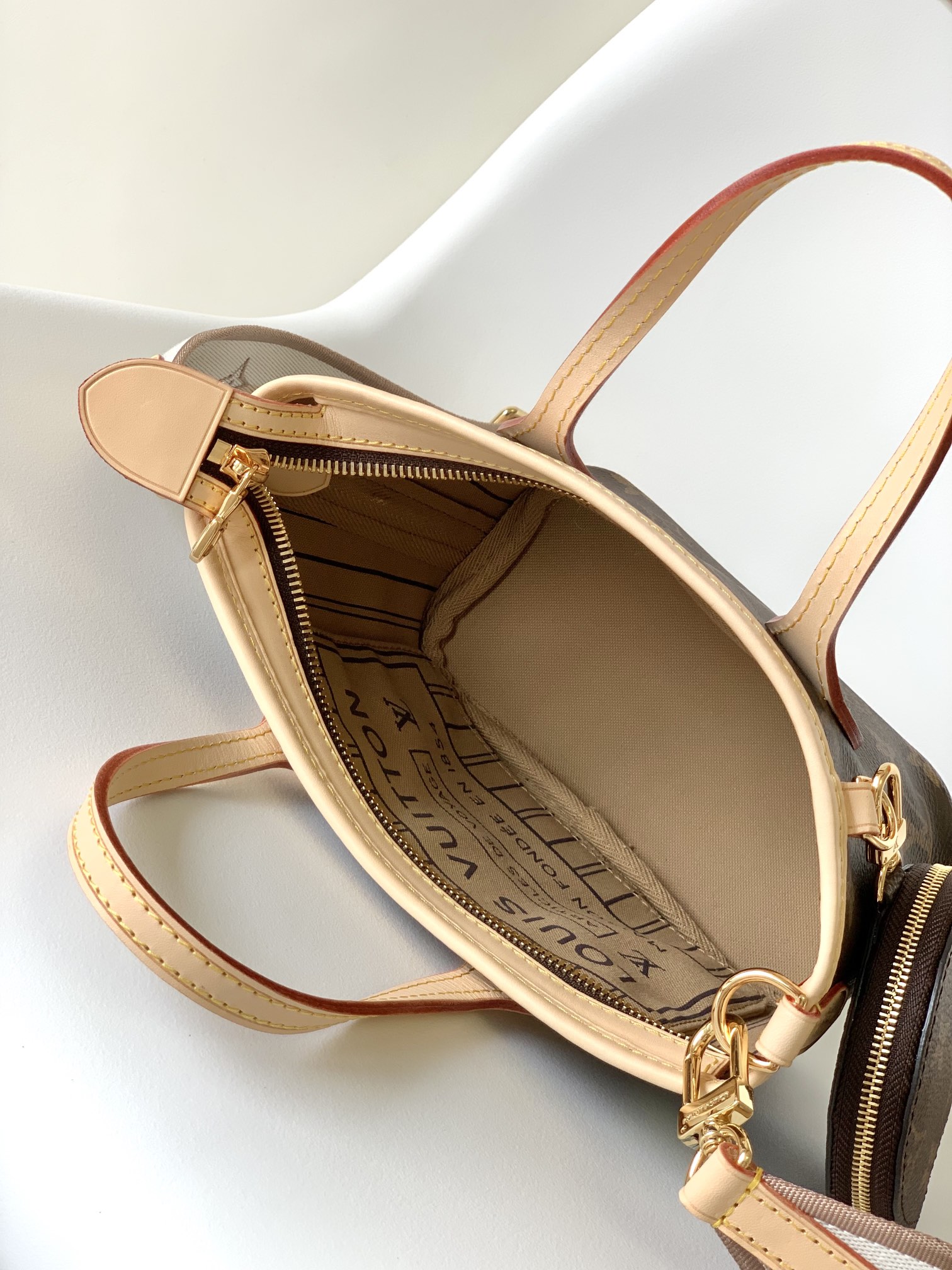 Khaki Webbing Mini Tote Bag – Premium Canvas Women’s Handbag - Image 5