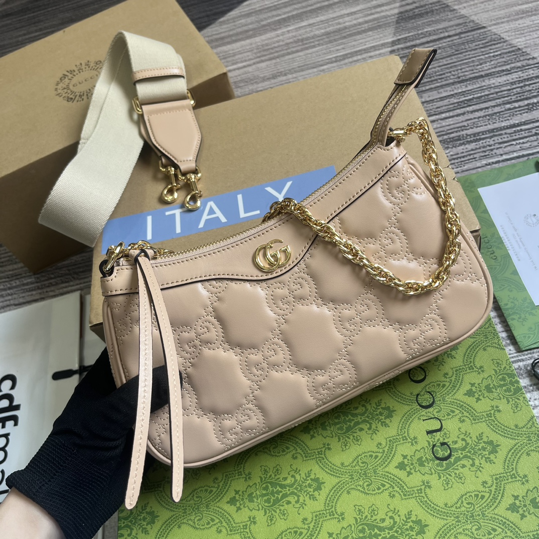 New GG Matelassé Style Leather Handbag for Women - Image 6