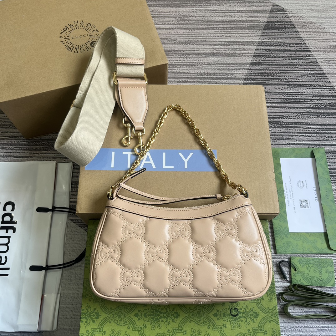 New GG Matelassé Style Leather Handbag for Women - Image 9