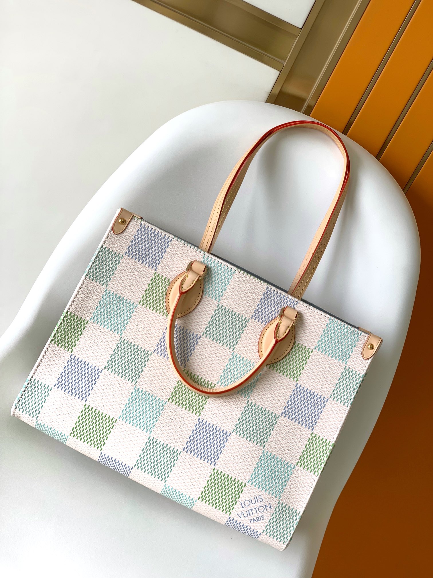 Luxury Check Pattern Square Diaper Bag for Moms – Premium Baby Travel Tote - Image 4