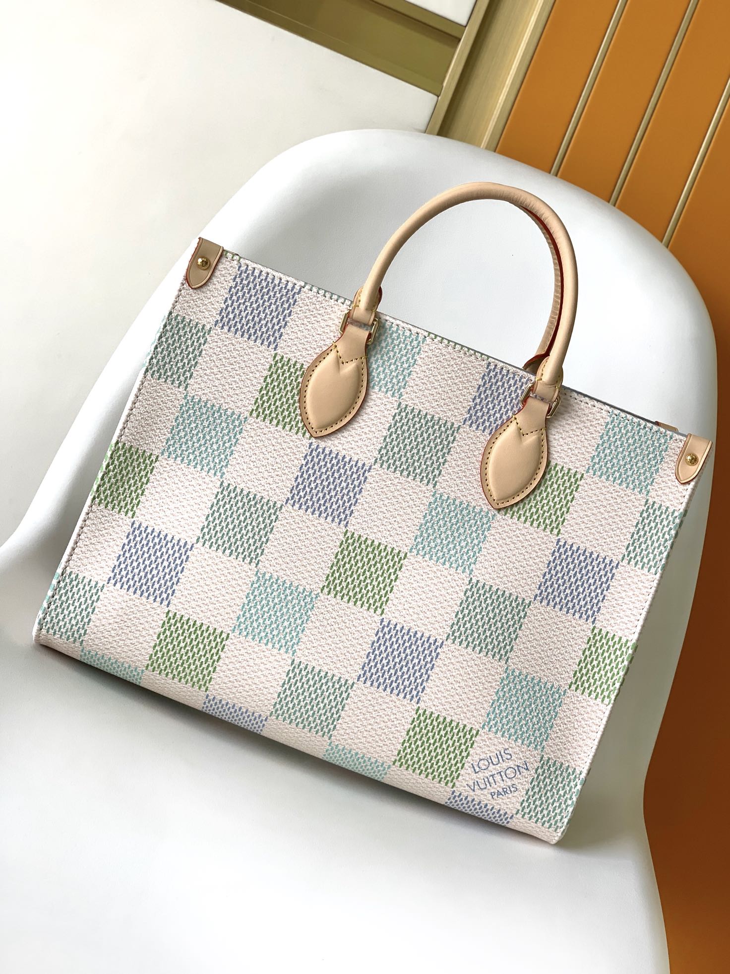 Luxury Check Pattern Square Diaper Bag for Moms – Premium Baby Travel Tote