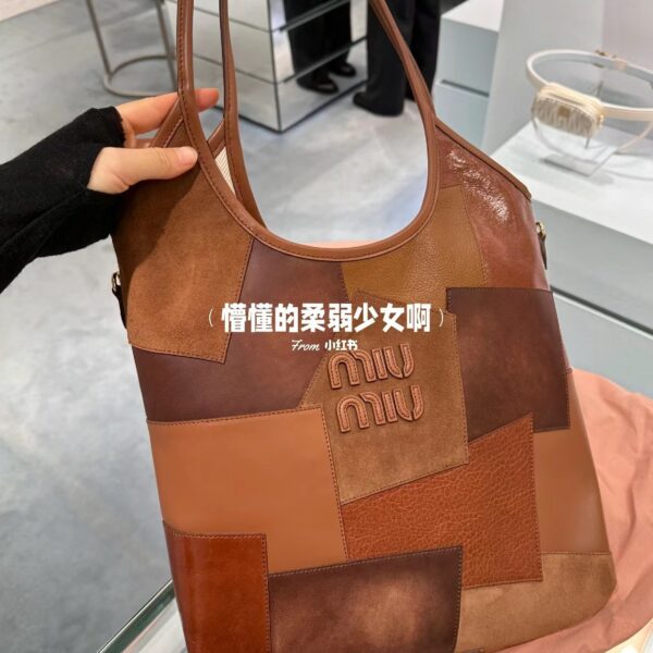 Elegant Two-Tone Leather Shoulder Bag for Women