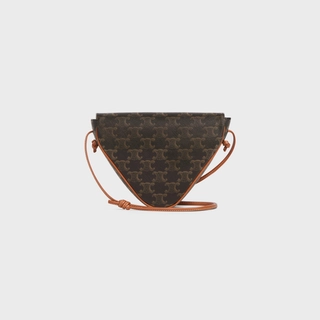 Celine Triomphe Canvas Triangle Bag - Image 3