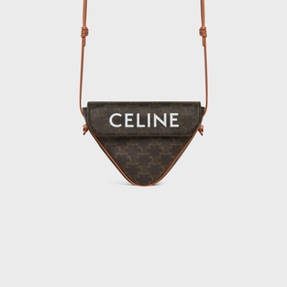 Celine Triomphe Canvas Triangle Bag - Image 4