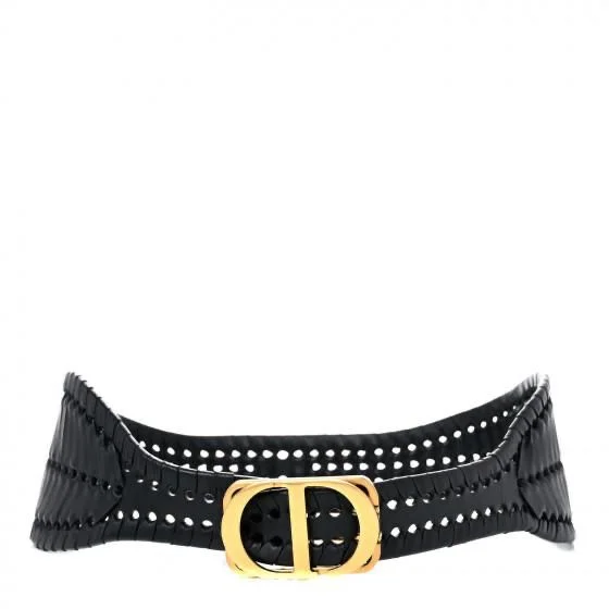 Dior White Extra Chunky Triple Prong Waist Belt - Image 2