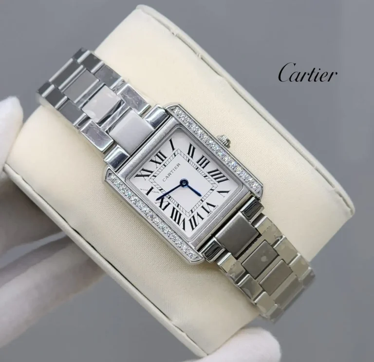Cartier Tank Anglaise Quartz Rose Gold Watch - Image 2