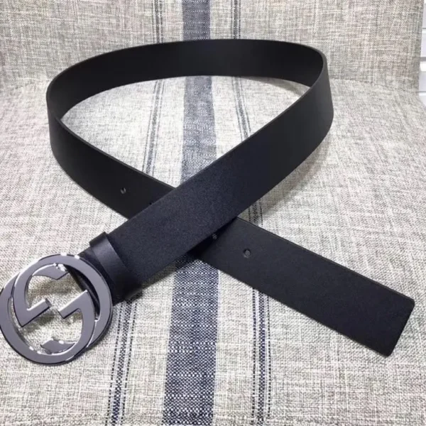 Gucci GG Interlock Leather Belt