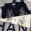 Christian Dior Off White Sweater Vintage Cardigan With Stylish Stars Design - Image 2