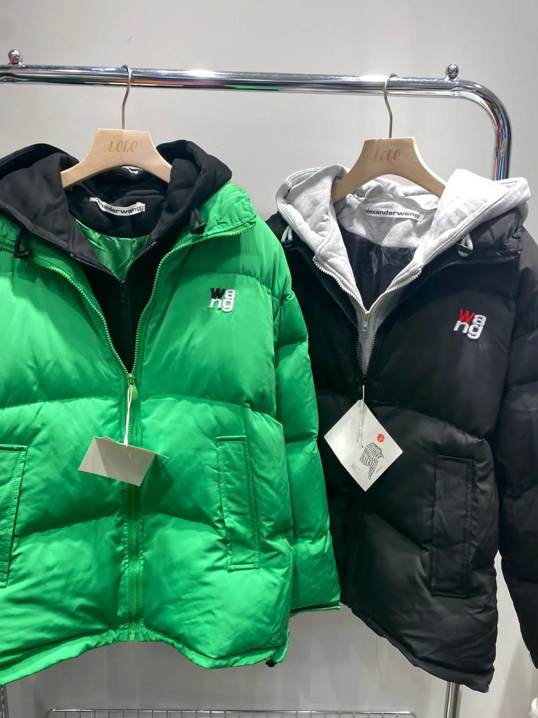 Alexanderwang Green Polyester Jacket
