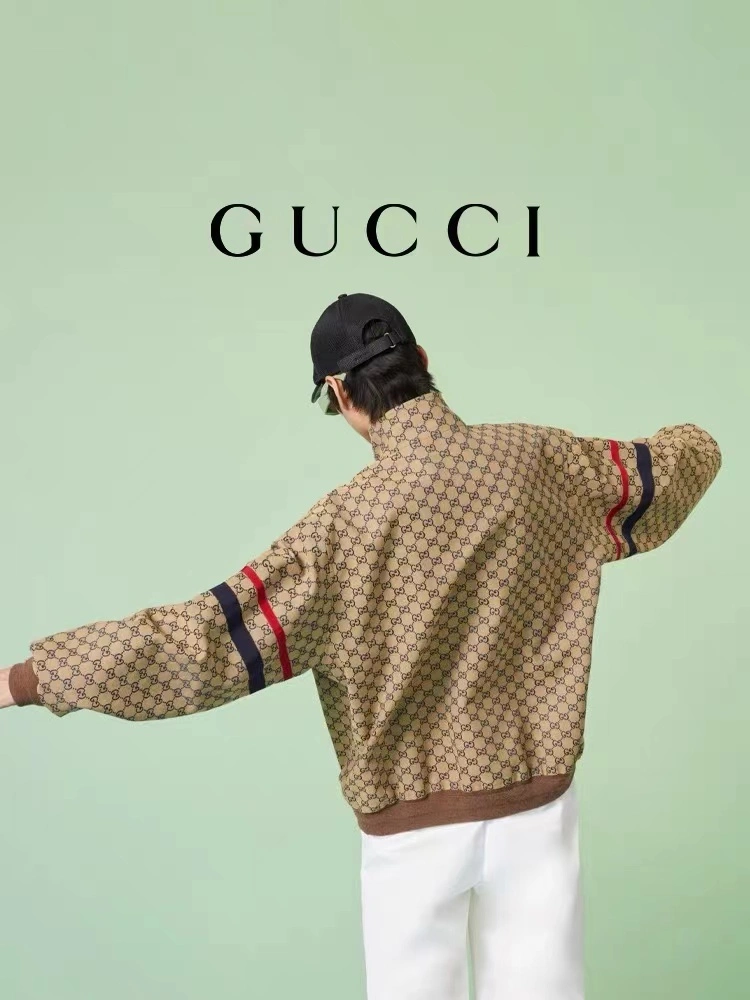 Gucci Canvas Zip Jacket - Image 2