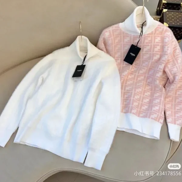 Fendi Monogram Wool Zadine Imported Sweater