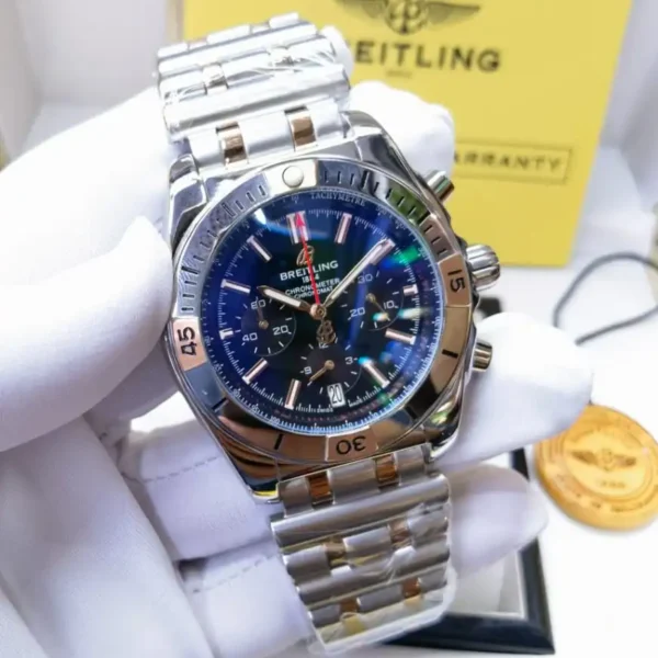 Round Breitling Chronomat Mens Watch