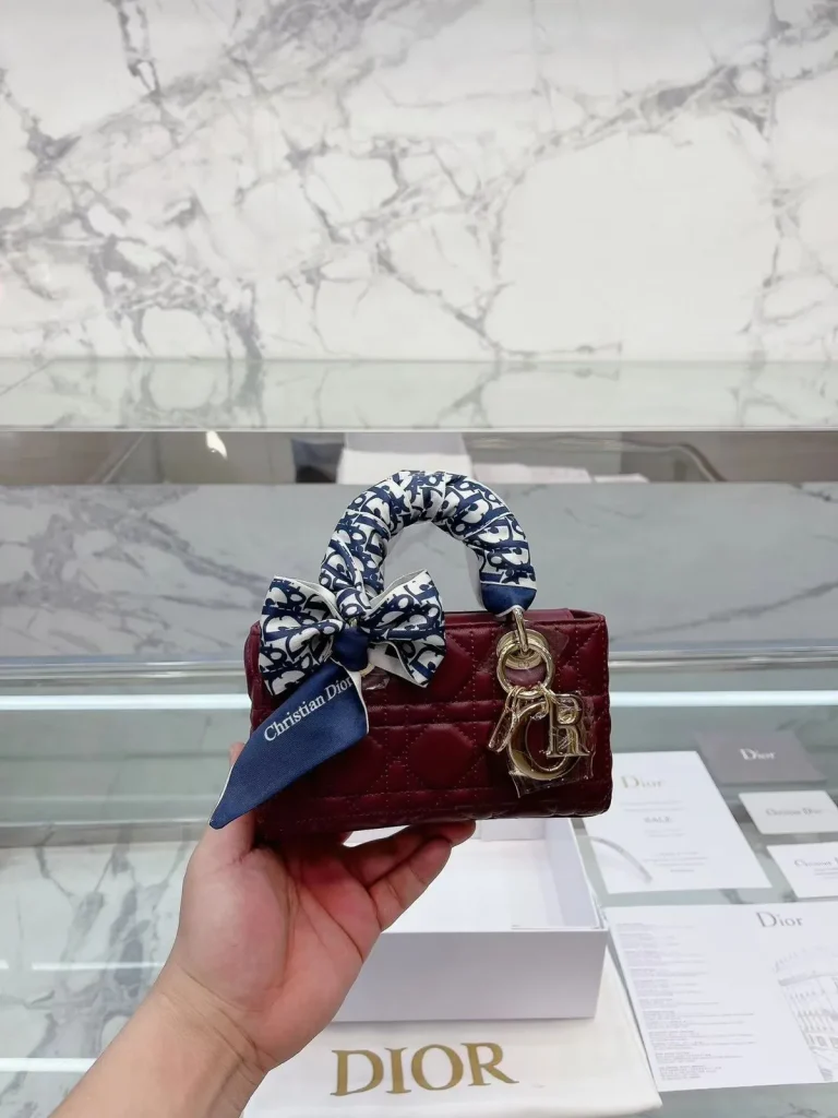 Dior Mini Lady Vintage Handbag - Image 3