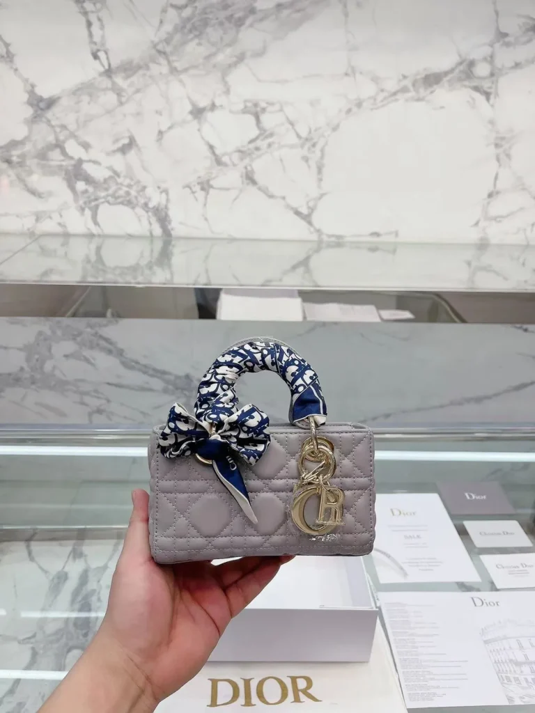 Dior Mini Lady Vintage Handbag - Image 5