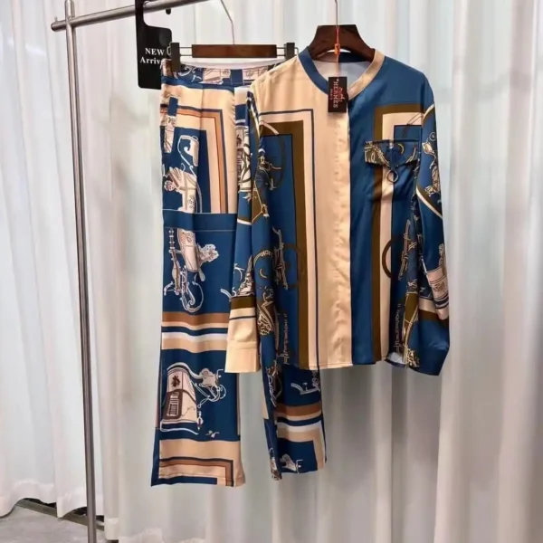 Hermes Royal Vintage Baroque Two Piece Suit