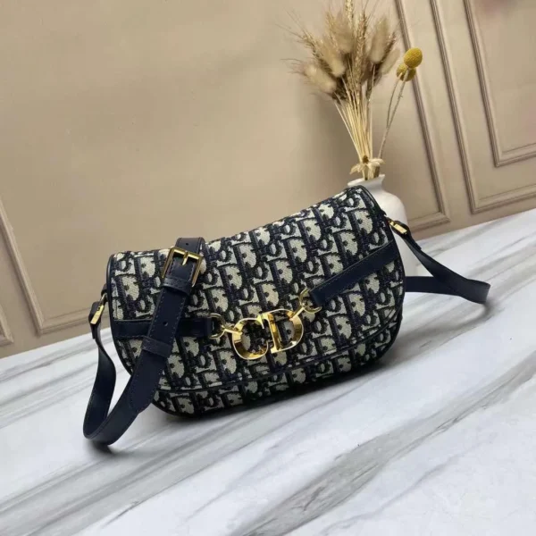 Chiristian Dior Oblique Jacquard Besace Bag