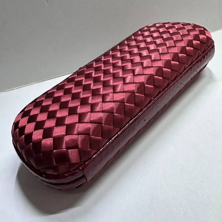 Bottega Veneta Woven Silk Knot Clutch - Image 2