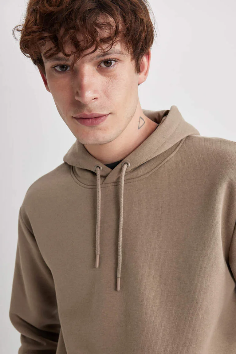Louis Vuitton’s Cotton Hoodie in Chocolate Brown With Kangaroo Pocket - Image 4