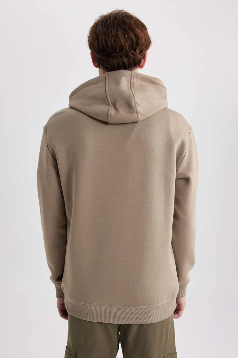 Louis Vuitton’s Cotton Hoodie in Chocolate Brown With Kangaroo Pocket - Image 2